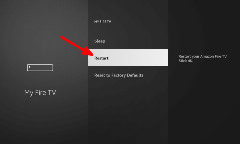 firestick not working device restart