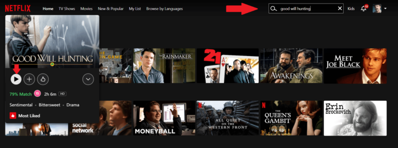 netflix good will hunting