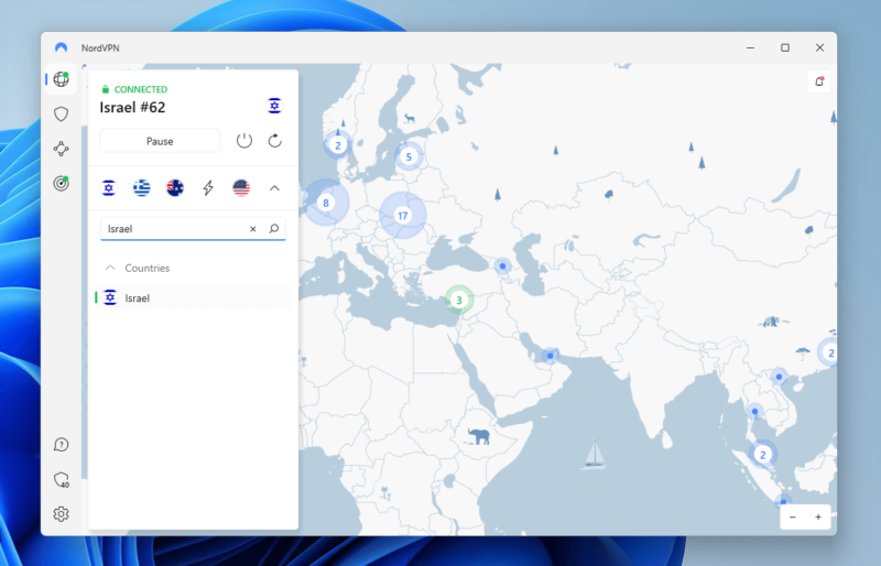 nordvpn Israel