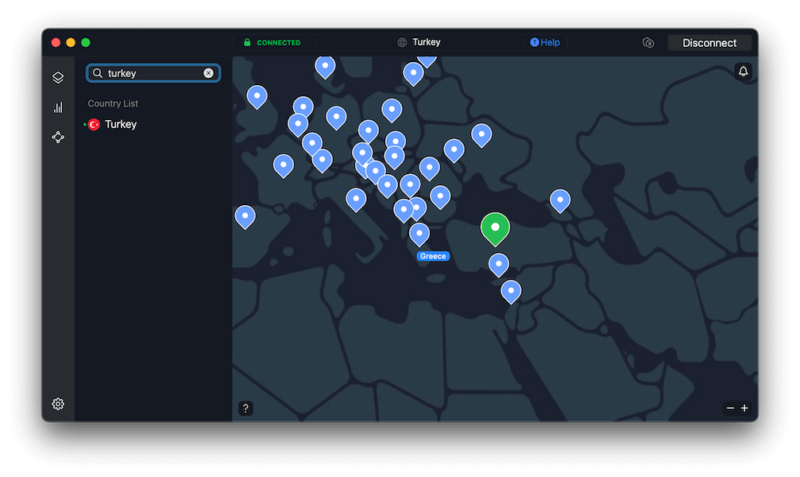 nordvpn turkish server