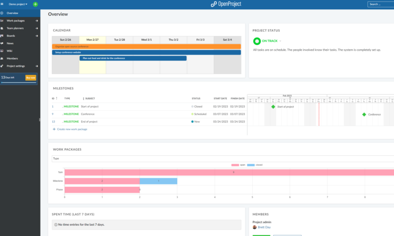 openproject overview