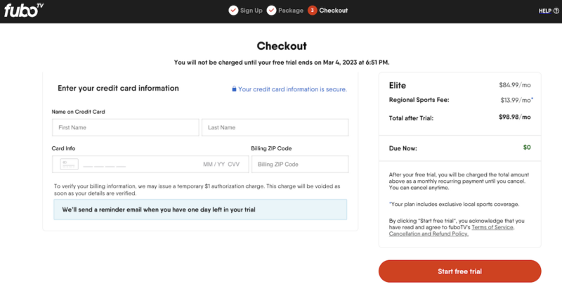 payment details fubotv