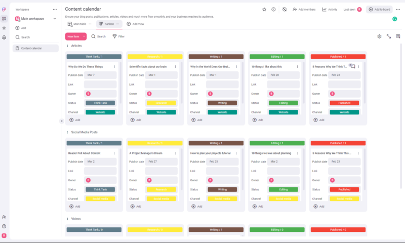 plaky kanban board