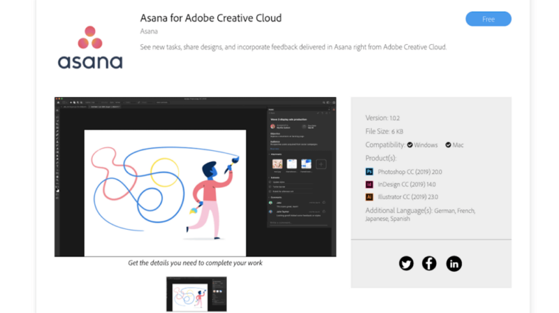 adobe creative cloud and asana