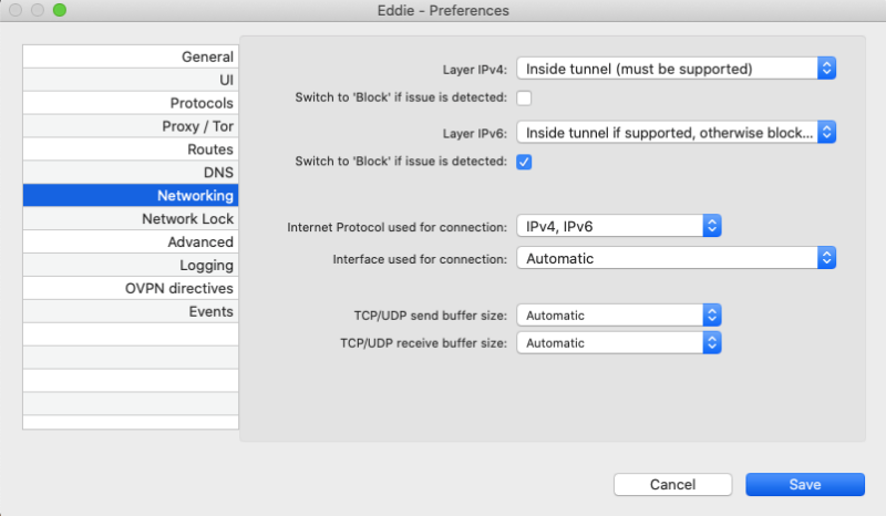 airvpn ipv6 support