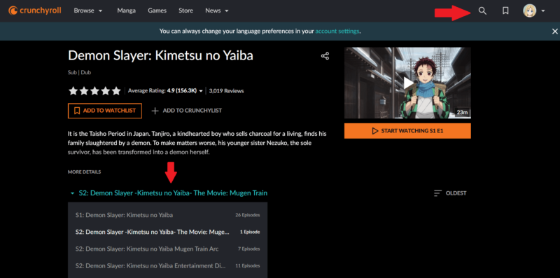 demonslayer crunchyroll