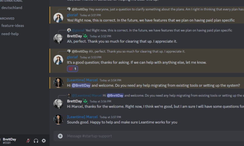 leantime discord