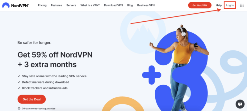 nordvpn create account