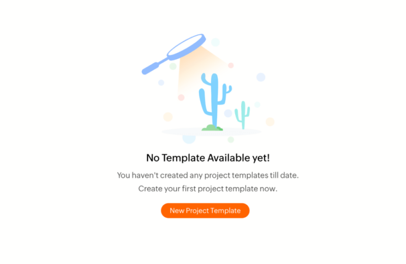 zoho projects project templates