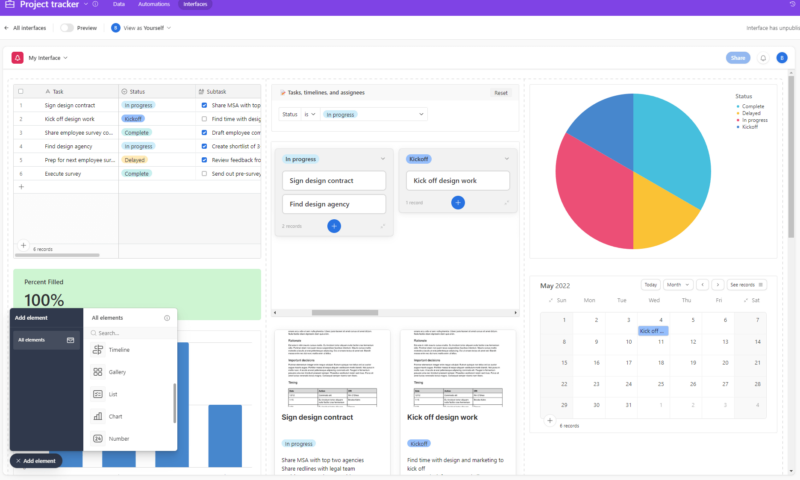 airtable interface