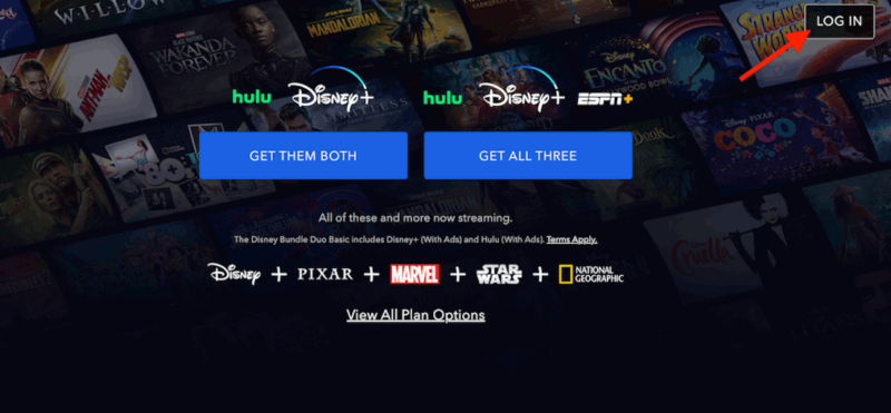 disney plus log in