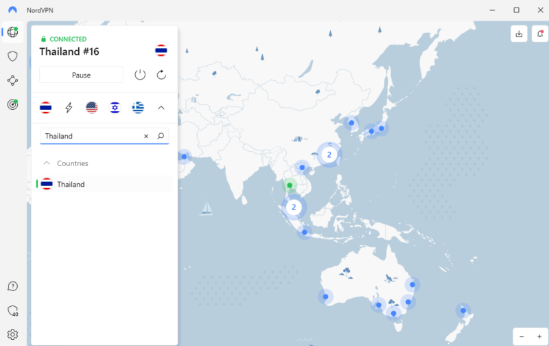 nordvpn thailand