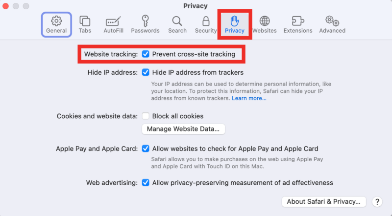 safari browser fingerprinting