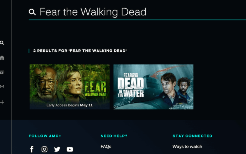 stream fear the walking dead amc plus