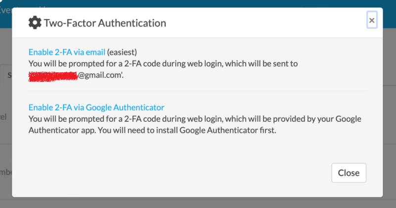 sync two factor authentication
