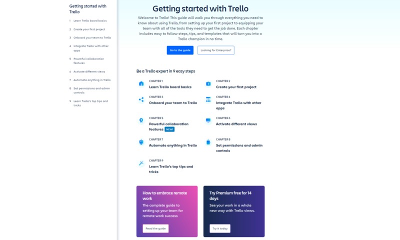 trello start