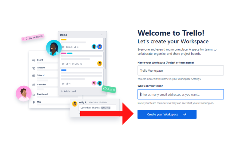 trello workspace