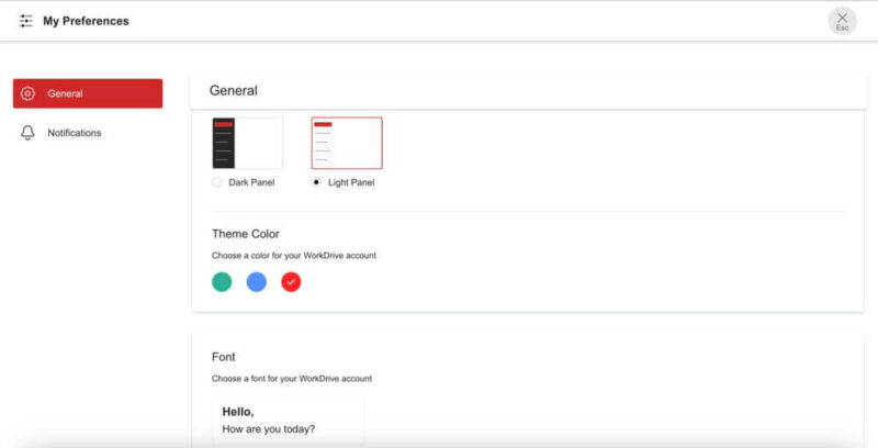 zoho account customization