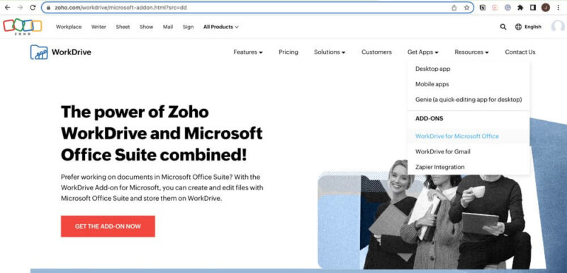 zoho third-party connections