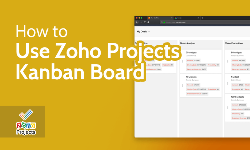 How to Use Zoho Projects Kanban Board