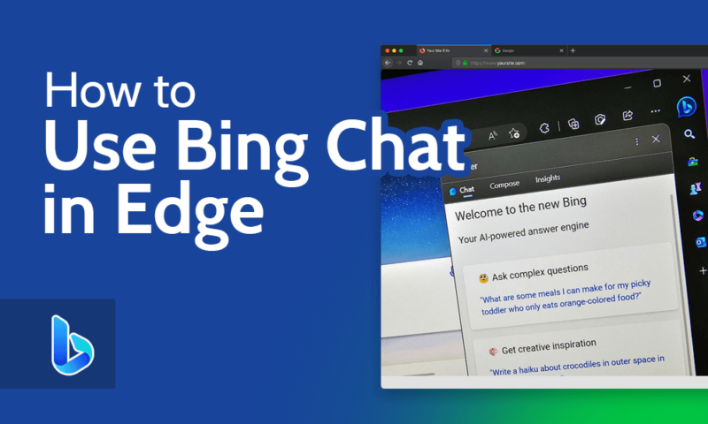 How to use bing chat in edge