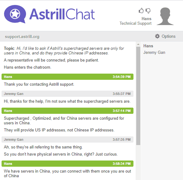 astrill-supercharged astrill supercharged