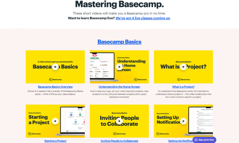 basecamp training