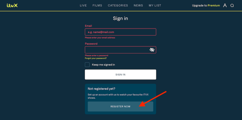 itvx register