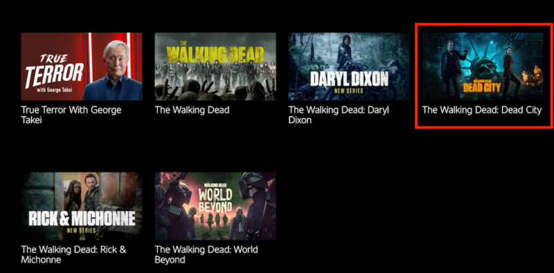 stream the walking dead dead city on amc+