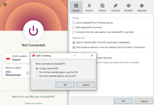 ExpressVPN-split-tunneling ExpressVPN split tunneling