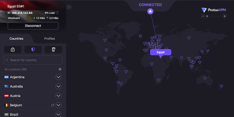 ProtonVPN-Egypt ProtonVPN Egypt