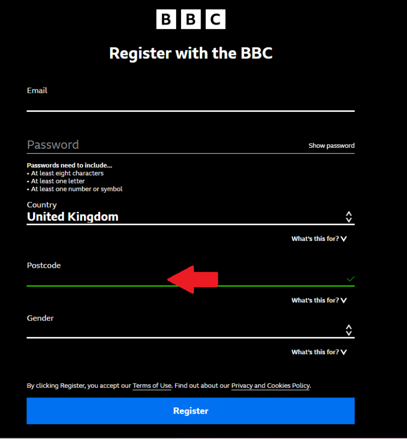 bbciplayer register