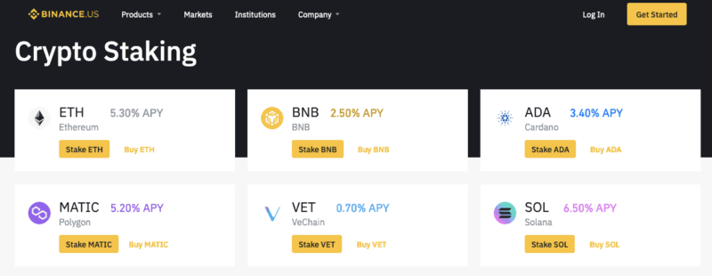 binance staking