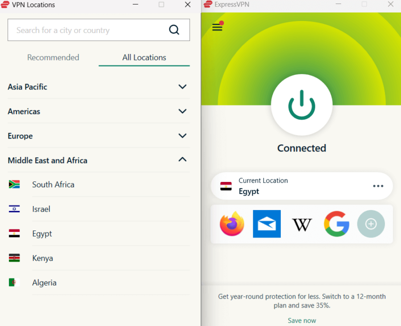 expressvpn egypt