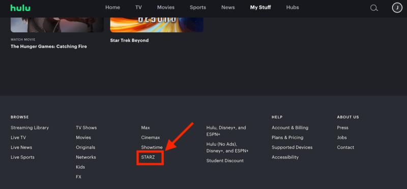 hulu starz