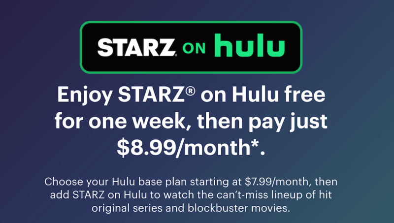 hulu starz offer