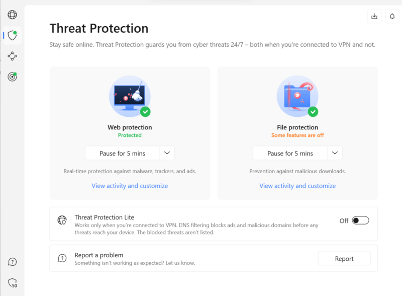 nordvpn threat protection