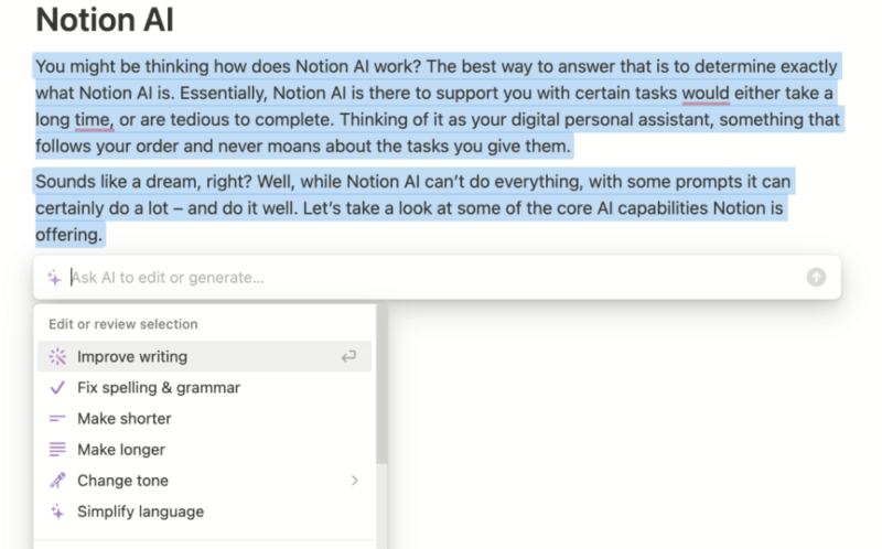 notion improve writing