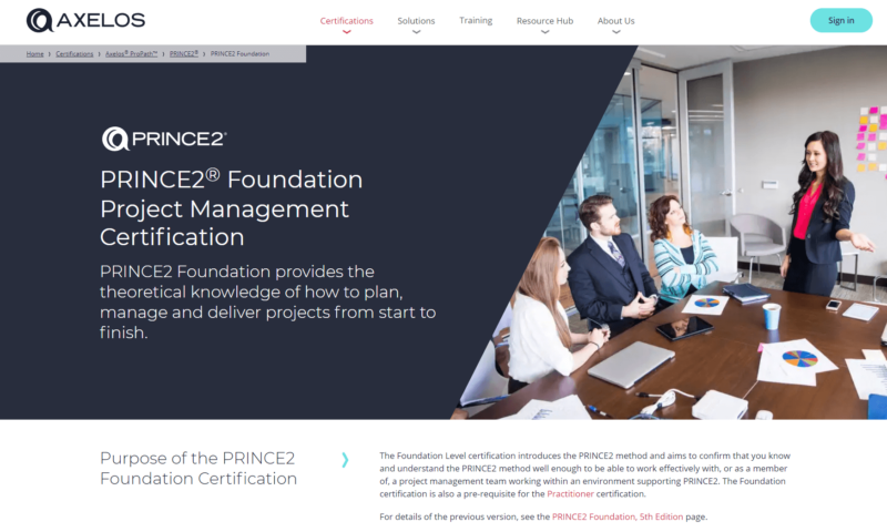 prince2 foundation