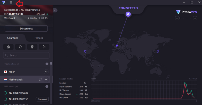 protonvpn settings