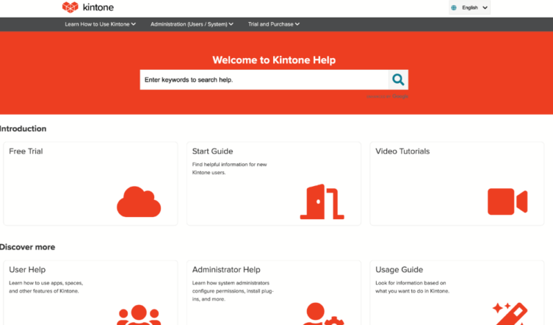 kintone help center