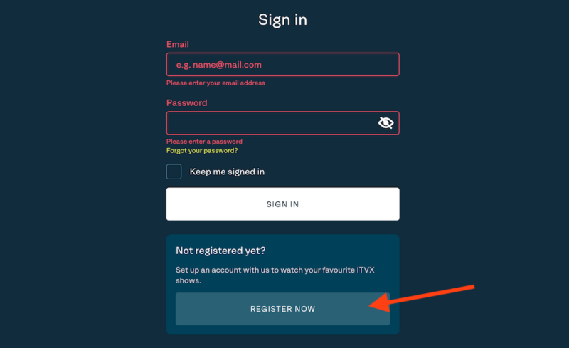 itvx register