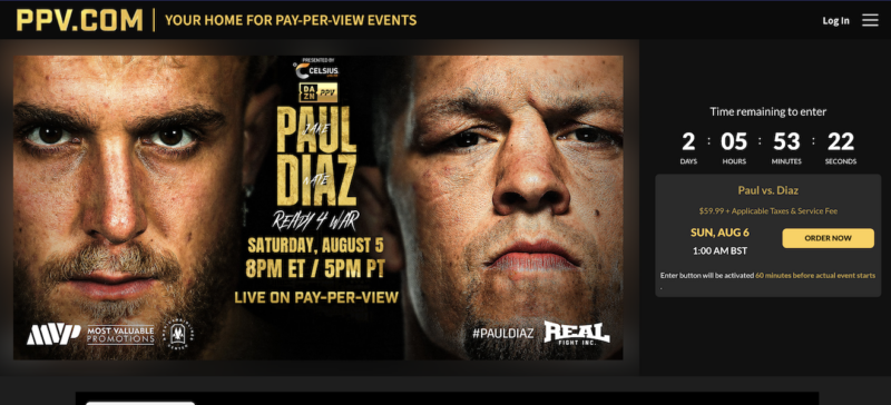 ppv paul vs diaz