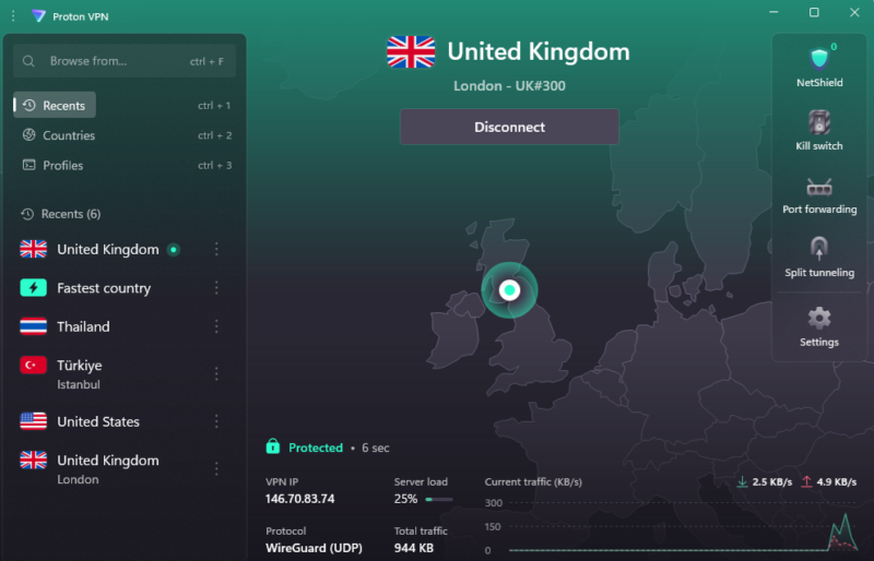 proton vpn uk