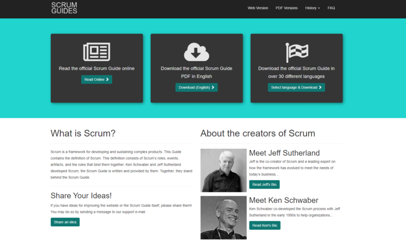 scrum guides