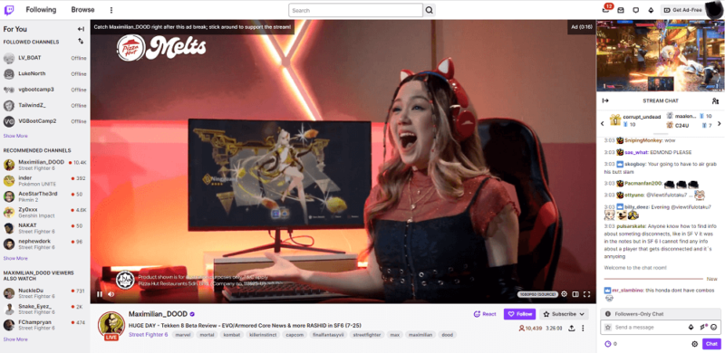 Twitch Prime ditches ad-free viewing as one of its perks