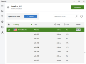 IPVanish-servers IPVanish servers
