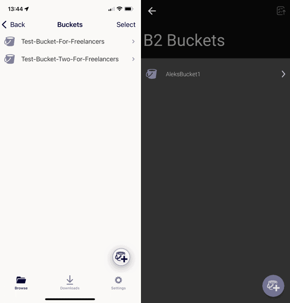 backblaze mobile apps
