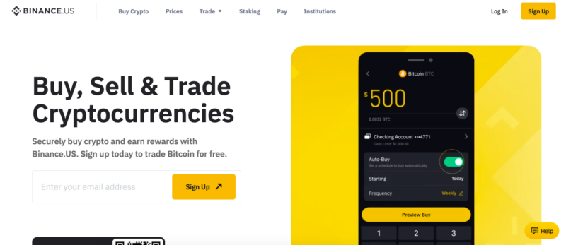 binance us cta