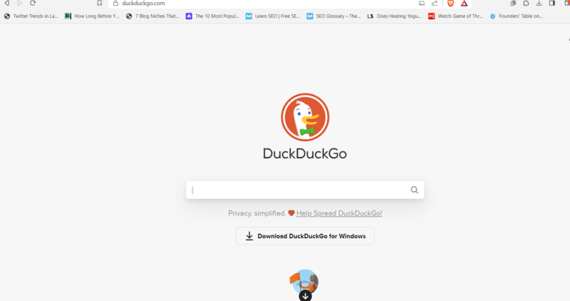 duck website